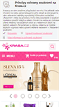 Mobile Screenshot of krasa.cz
