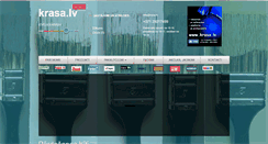 Desktop Screenshot of krasa.lv